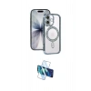 MARSİLYAN™- iPhone 17 Kılıf Zirve Doku Prime - Siyah 3D Antistatik Seramik Nano Ekran Koruyucu