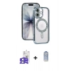 MARSİLYAN™- iPhone 17 Kılıf Zirve Doku Prime - Siyah Joko Magic 5D Cam + Bilvis Titan Kamera Lens - AKMI