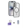 MARSİLYAN™- iPhone 17 Kılıf Zirve Doku Prime - Siyah Joko Magic 5D Cam + Bilvis Titan Kamera Lens - LA