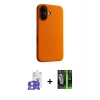 MARSİLYAN™- iPhone 17 Kılıf Zirve Modern Prime - Şeffaf 360 Full Body Arka Koruyucu + Bilvis Titan Kamera Lens - GS