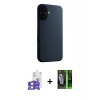 MARSİLYAN™- iPhone 17 Kılıf Zirve Modern Prime - Şeffaf 360 Full Body Arka Koruyucu + Bilvis Titan Kamera Lens - GS