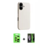 MARSİLYAN™- iPhone 17 Kılıf Zirve Modern Prime - Şeffaf 360 Full Body Arka Koruyucu + Raze Metal Kamera Lens - AKMR