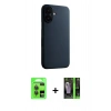 MARSİLYAN™- iPhone 17 Kılıf Zirve Modern Prime - Şeffaf 360 Full Body Arka Koruyucu + Raze Metal Kamera Lens - GI