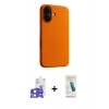 MARSİLYAN™- iPhone 17 Kılıf Zirve Modern Prime - Şeffaf Pasifik Cam Ekran Koruyucu + Bilvis Titan Kamera Lens - LA