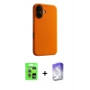 MARSİLYAN™- iPhone 17 Kılıf Zirve Modern Prime - Siyah Bilvis 5in1 3D Magic Cam Ekran Koruyucu + Raze Metal Kamera Lens - AKMI