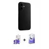 MARSİLYAN™- iPhone 17 Kılıf Zirve Modern Prime - Siyah Bilvis 5in1 5D Magic Hayalet Cam Ekran Koruyucu + Bilvis Titan Kamera Lens - LA