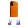 MARSİLYAN™- iPhone 17 Kılıf Zirve Modern Prime - Siyah Bilvis 5in1 5D Magic Hayalet Cam Ekran Koruyucu + Bilvis Titan Kamera Lens - LA