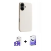 MARSİLYAN™- iPhone 17 Kılıf Zirve Modern Prime - Siyah Bilvis 5in1 5D Magic Hayalet Cam Ekran Koruyucu + Bilvis Titan Kamera Lens - LA