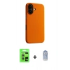 MARSİLYAN™- iPhone 17 Kılıf Zirve Modern Prime - Siyah Joko Magic 5D Cam + Raze Metal Kamera Lens - AKYL