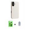 MARSİLYAN™- iPhone 17 Kılıf Zirve Modern Prime - Siyah Joko Magic 5D Cam + Raze Metal Kamera Lens - GS