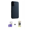 MARSİLYAN™- iPhone 17 Kılıf Zirve Modern Prime - Siyah Joko Magic 5D Hayalet Cam + Bilvis Titan Kamera Lens - AKMI
