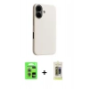 MARSİLYAN™- iPhone 17 Kılıf Zirve Modern Prime - Siyah Joko Magic 5D Hayalet Cam + Raze Metal Kamera Lens - AKMR
