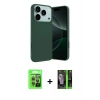 MARSİLYAN™- iPhone 17 Pro Kılıf Ahenk Serisi - Şeffaf 360 Full Body Arka Koruyucu + Raze Metal Kamera Lens - GI