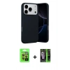 MARSİLYAN™- iPhone 17 Pro Kılıf Ahenk Serisi - Şeffaf 360 Full Body Arka Koruyucu + Raze Metal Kamera Lens - TU