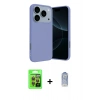 MARSİLYAN™- iPhone 17 Pro Kılıf Ahenk Serisi - Siyah Joko Magic 5D Cam + Raze Metal Kamera Lens - TU