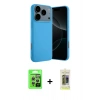 MARSİLYAN™- iPhone 17 Pro Kılıf Ahenk Serisi - Siyah Joko Magic 5D Hayalet Cam + Raze Metal Kamera Lens - GS