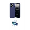 MARSİLYAN™- iPhone 17 Pro Kılıf Doruk Klasik Özel Seri - Siyah 3D Antistatik Seramik Nano Ekran Koruyucu