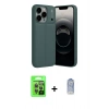 MARSİLYAN™- iPhone 17 Pro Kılıf Doruk Klasik Özel Seri - Siyah Joko Magic 5D Cam + Raze Metal Kamera Lens - GI