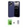 MARSİLYAN™- iPhone 17 Pro Kılıf Doruk Klasik Özel Seri - Siyah Joko Magic 5D Cam + Raze Metal Kamera Lens - TU