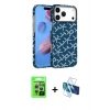 MARSİLYAN™- iPhone 17 Pro Kılıf Doruk Serisi - Siyah 3D Antistatik Seramik Nano Ekran Koruyucu + Raze Metal Kamera Lens - GS
