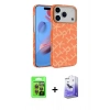MARSİLYAN™- iPhone 17 Pro Kılıf Doruk Serisi - Siyah Bilvis 5in1 5D Magic Hayalet Cam Ekran Koruyucu + Raze Metal Kamera Lens - TU