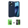 MARSİLYAN™- iPhone 17 Pro Kılıf Eksen Form Prime - Şeffaf 360 Full Body Arka Koruyucu + Raze Metal Kamera Lens - GS