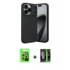 MARSİLYAN™- iPhone 17 Pro Kılıf Eksen Form Prime - Şeffaf 360 Full Body Arka Koruyucu + Raze Metal Kamera Lens - TU