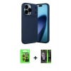 MARSİLYAN™- iPhone 17 Pro Kılıf Eksen Form Prime - Şeffaf 360 Full Body Arka Koruyucu + Raze Metal Kamera Lens - TU