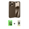 MARSİLYAN™- iPhone 17 Pro Kılıf Eksen Form Prime - Siyah Joko Magic 5D Hayalet Cam + Raze Metal Kamera Lens - GS