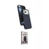 MARSİLYAN™- iPhone 17 Pro Kılıf İz Işık Koleksiyonu - Siyah Bilvis Hayalet Cam Ekran Koruyucu