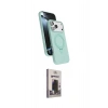 MARSİLYAN™- iPhone 17 Pro Kılıf İz Işık Koleksiyonu - Siyah Bilvis Hayalet Cam Ekran Koruyucu