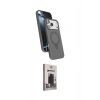 MARSİLYAN™- iPhone 17 Pro Kılıf İz Işık Koleksiyonu - Siyah Bilvis Hayalet Cam Ekran Koruyucu
