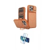 MARSİLYAN™- iPhone 17 Pro Kılıf İz Modern Prime - Siyah 3D Antistatik Cam Ekran Koruyucu