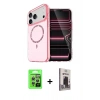 MARSİLYAN™- iPhone 17 Pro Kılıf Kıvılcım Form Prime - Siyah Bilvis Hayalet Cam Ekran Koruyucu + Raze Metal Kamera Lens - GS