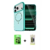 MARSİLYAN™- iPhone 17 Pro Kılıf Kıvılcım Form Prime - Siyah Joko Magic 5D Hayalet Cam + Raze Metal Kamera Lens - GI