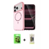 MARSİLYAN™- iPhone 17 Pro Kılıf Kıvılcım Form Prime - Siyah Joko Magic 5D Hayalet Cam + Raze Metal Kamera Lens - TU