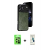 MARSİLYAN™- iPhone 17 Pro Kılıf Kıvılcım Işık Serisi - Şeffaf Pasifik Cam Ekran Koruyucu + Raze Metal Kamera Lens - GS