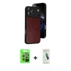 MARSİLYAN™- iPhone 17 Pro Kılıf Kıvılcım Işık Serisi - Şeffaf Pasifik Cam Ekran Koruyucu + Raze Metal Kamera Lens - GS
