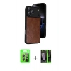MARSİLYAN™- iPhone 17 Pro Kılıf Kıvılcım Işık Serisi - Siyah 360 Mat Full Body Arka Koruyucu + Raze Metal Kamera Lens - GS