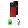 MARSİLYAN™- iPhone 17 Pro Kılıf Kıvılcım Işık Serisi - Siyah Bilvis 3X AR Hayalet Cam Ekran Koruyucu + Raze Metal Kamera Lens - GI