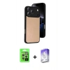 MARSİLYAN™- iPhone 17 Pro Kılıf Kıvılcım Işık Serisi - Siyah Bilvis 5in1 3D Magic Cam Ekran Koruyucu + Raze Metal Kamera Lens - GS