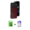 MARSİLYAN™- iPhone 17 Pro Kılıf Kıvılcım Işık Serisi - Siyah Bilvis 5in1 3D Magic Cam Ekran Koruyucu + Raze Metal Kamera Lens - TU