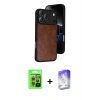 MARSİLYAN™- iPhone 17 Pro Kılıf Kıvılcım Işık Serisi - Siyah Bilvis 5in1 3D Magic Cam Ekran Koruyucu + Raze Metal Kamera Lens - TU