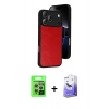 MARSİLYAN™- iPhone 17 Pro Kılıf Kıvılcım Işık Serisi - Siyah Bilvis 5in1 5D Magic Hayalet Cam Ekran Koruyucu + Raze Metal Kamera Lens - GS