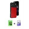 MARSİLYAN™- iPhone 17 Pro Kılıf Kıvılcım Işık Serisi - Siyah Bilvis 5in1 5D Magic Hayalet Cam Ekran Koruyucu + Raze Metal Kamera Lens - GI