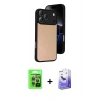 MARSİLYAN™- iPhone 17 Pro Kılıf Kıvılcım Işık Serisi - Siyah Bilvis 5in1 5D Magic Hayalet Cam Ekran Koruyucu + Raze Metal Kamera Lens - GI