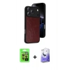 MARSİLYAN™- iPhone 17 Pro Kılıf Kıvılcım Işık Serisi - Siyah Bilvis 5in1 5D Magic Hayalet Cam Ekran Koruyucu + Raze Metal Kamera Lens - TU