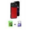 MARSİLYAN™- iPhone 17 Pro Kılıf Kıvılcım Işık Serisi - Siyah Bilvis 5in1 5D Magic Hayalet Cam Ekran Koruyucu + Raze Metal Kamera Lens - TU