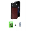 MARSİLYAN™- iPhone 17 Pro Kılıf Kıvılcım Işık Serisi - Siyah Joko Magic 5D Cam + Raze Metal Kamera Lens - GI