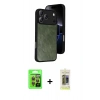 MARSİLYAN™- iPhone 17 Pro Kılıf Kıvılcım Işık Serisi - Siyah Joko Magic 5D Hayalet Cam + Raze Metal Kamera Lens - TU